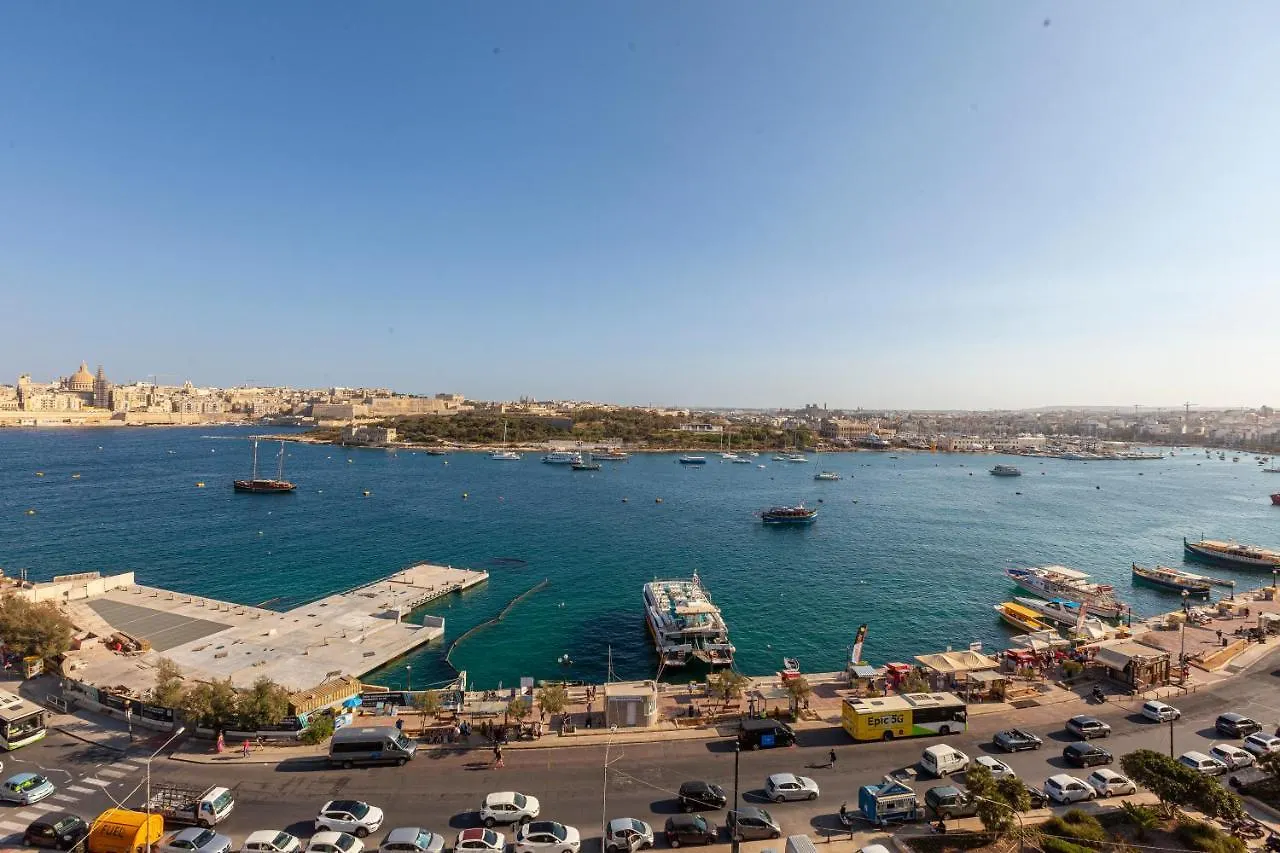 Sliema Ferries Apt, With Beautiful Views Ac & Wifi By 360 Estates Apartment 0*,