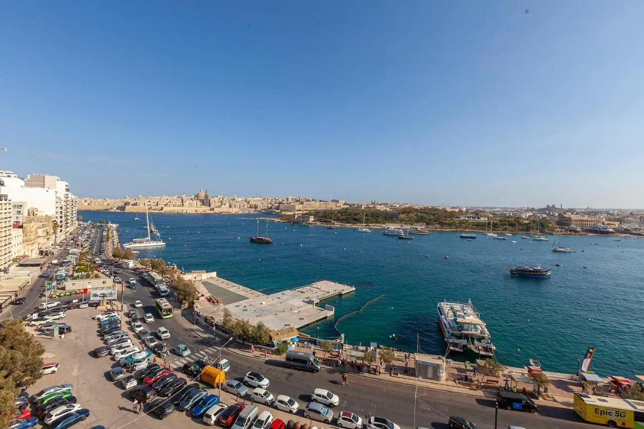 Sliema Ferries Apt, With Beautiful Views Ac & Wifi By 360 Estates Apartment